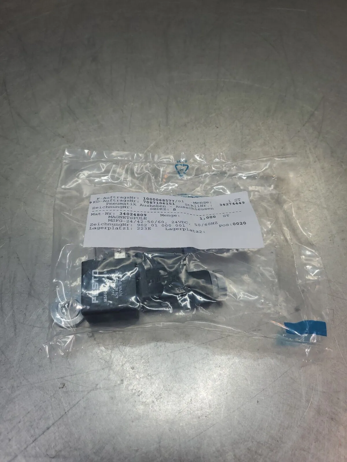 FESTO MSFG-24/42-50/60 (34024809) 24VDC Module. 6-E