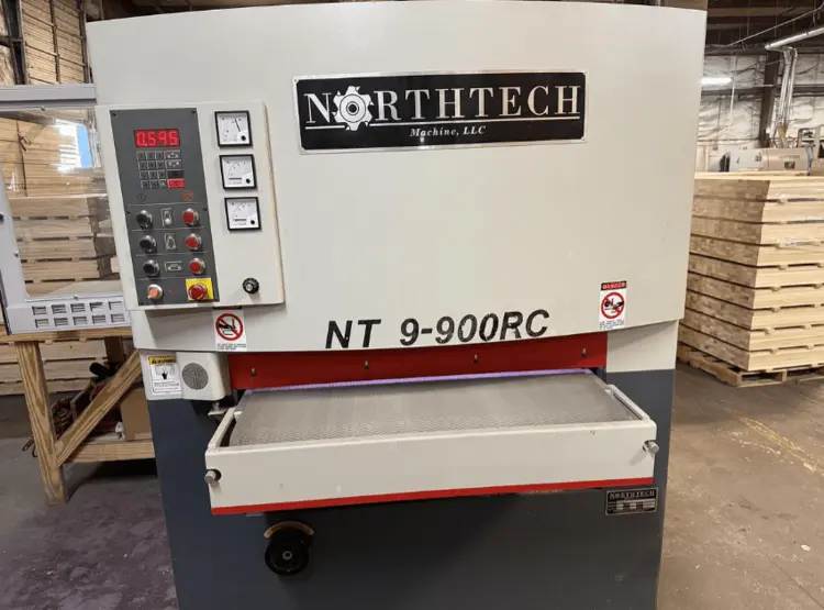 Used 2024 NORTHTECH NT-9-900RC WIDE BELT SANDER Wide Belt Sanders Indiana US | Machine Solutions, LLC #1714606