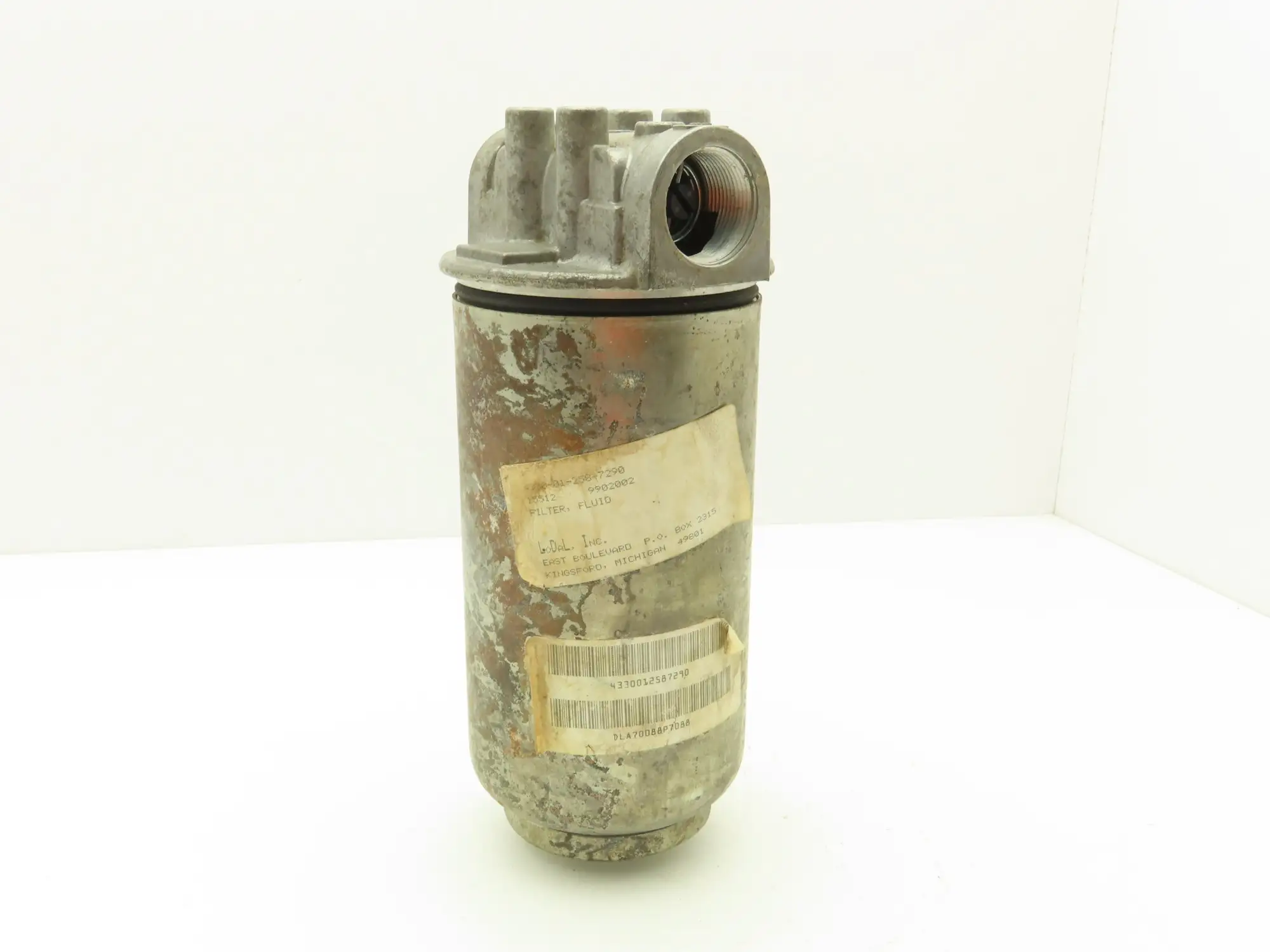 Lodal 9902002 Separator Fluid Filter 1-1/4"NPT Steel Bowl 12"OAL