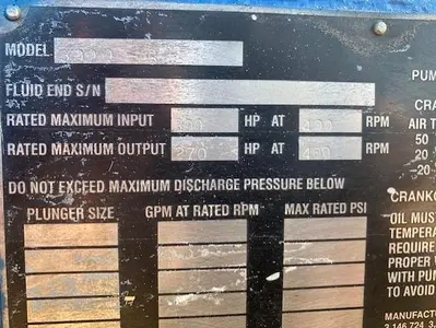 USED NATIONAL OILWELL 300Q-5