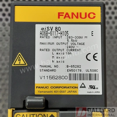FANUC Aux Axis Servo Amplifier aiSV 80 Kit