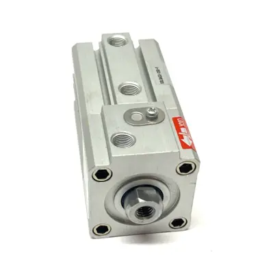 USED SMC AUTO SWEEP COMPACT LOCKING CYLINDER 32MM BORE 25MM STROKE