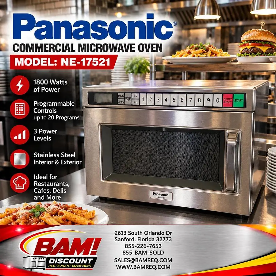 Used PANASONIC NE-17521 Ovens Florida US | BAM Discount Restaurant Equipment #1549612