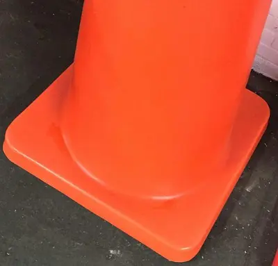 3129-700 LOT of (6) Orange & Pink Oversized Traffic Safety Cones