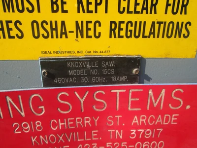 USED 1995 SAWING SYSTEMS INC 15CS
