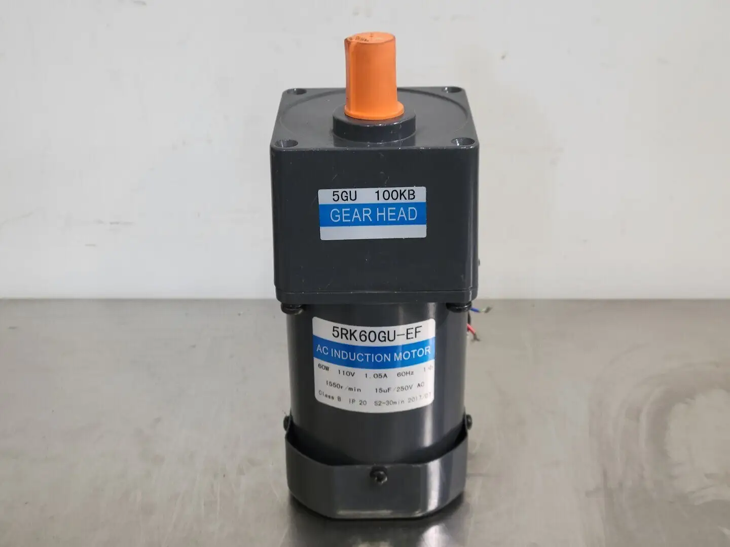 60W AC Inductor Motor 5RK60GU-EF w/ Gear Head 5GU 100KB