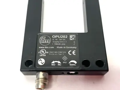 New | in-Stock ifm Photoelectric Fork Sensor PNP, 660nm Wavelength, OPU-FCKG/IO-LINK Photoelectric Sensors Michigan US | Maverick Industrial Sales #1424745