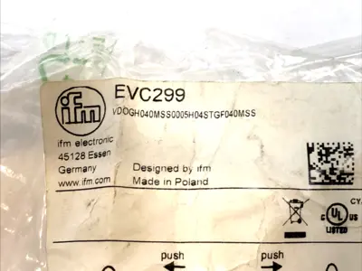 USED IFM M12 SENSOR CABLE FEMALE SHIELDED 5M EVC299