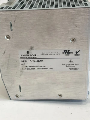 USED EMERSON SOLA HD SDN10-24-100P POWER SUPPLY SDN1024100P