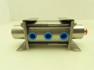 Honeywell Skinner H9101 Pneumatic Spool Valve 5/2 200 PSI 1/4" NPT Stainless