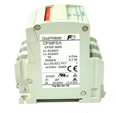 NEW FUJI ELECTRIC CP33 FS/5 CIRCUIT PROTECTOR CP33F-S005 CP33FS5