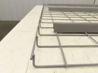 New Pallet Rack Wire Deck 42x52" Waterfall 3 Step Channel Racking 2500lb Mesh
