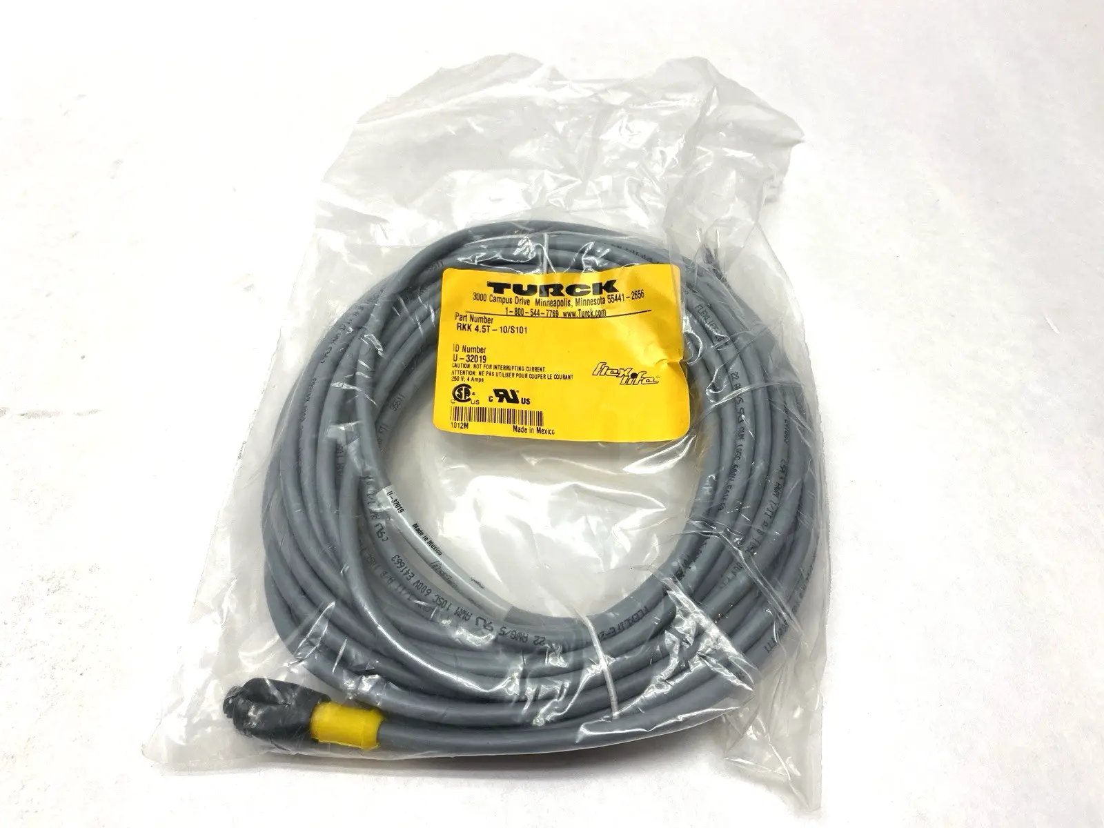 NEW TURCK FLEX LIFE CABLE U-32019