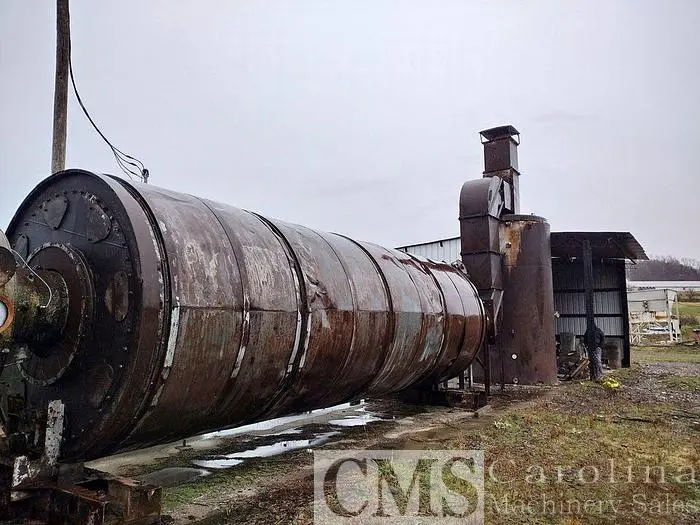 Used UNKNOWN 8' X 24' DRUM DRYER WITH WEBB BURNER Drum Dryers | CAROLINA MACHINERY SALES #421268