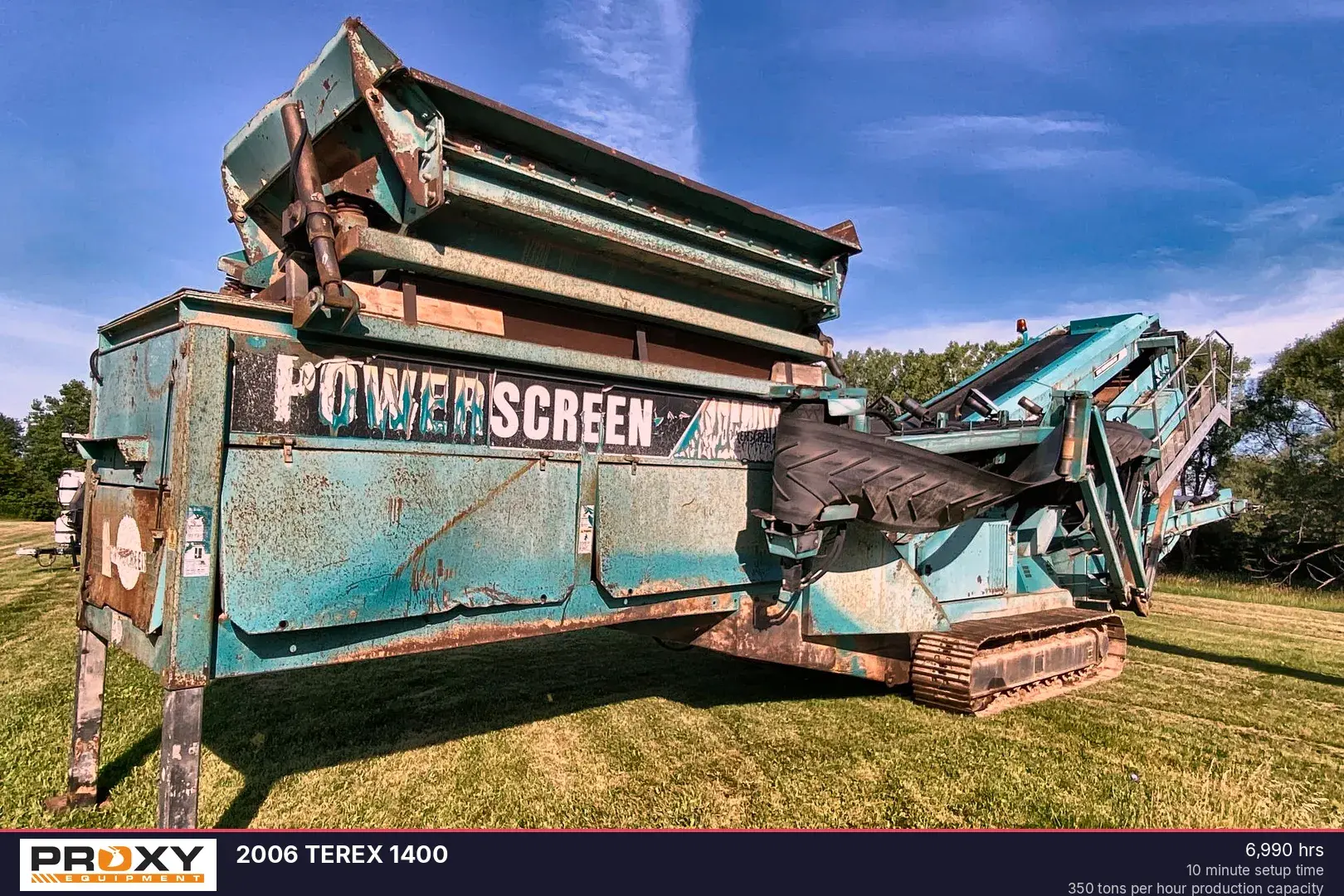 Used 2006 TEREX 1400 Vibratory Screens Wisconsin US | Proxy Equipment #1385092