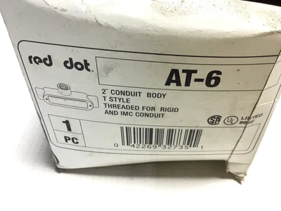 Red Dot AT-6 Conduit Body 2″ T Style Threaded