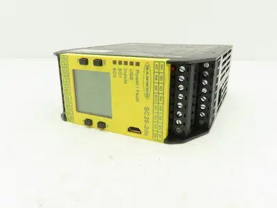 Banner SC26-2DE Non-Expandable Safety Controller Base Module 24VDC w/LCD Display