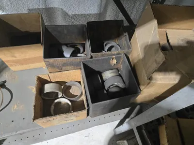 Shelf and Contents; Grind Wheels