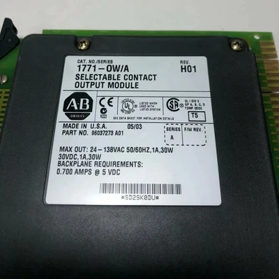 USED Allen-Bradley 1771-0W/A