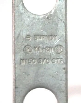 3 NEW BURNDY YA-2N LUGS YA2N