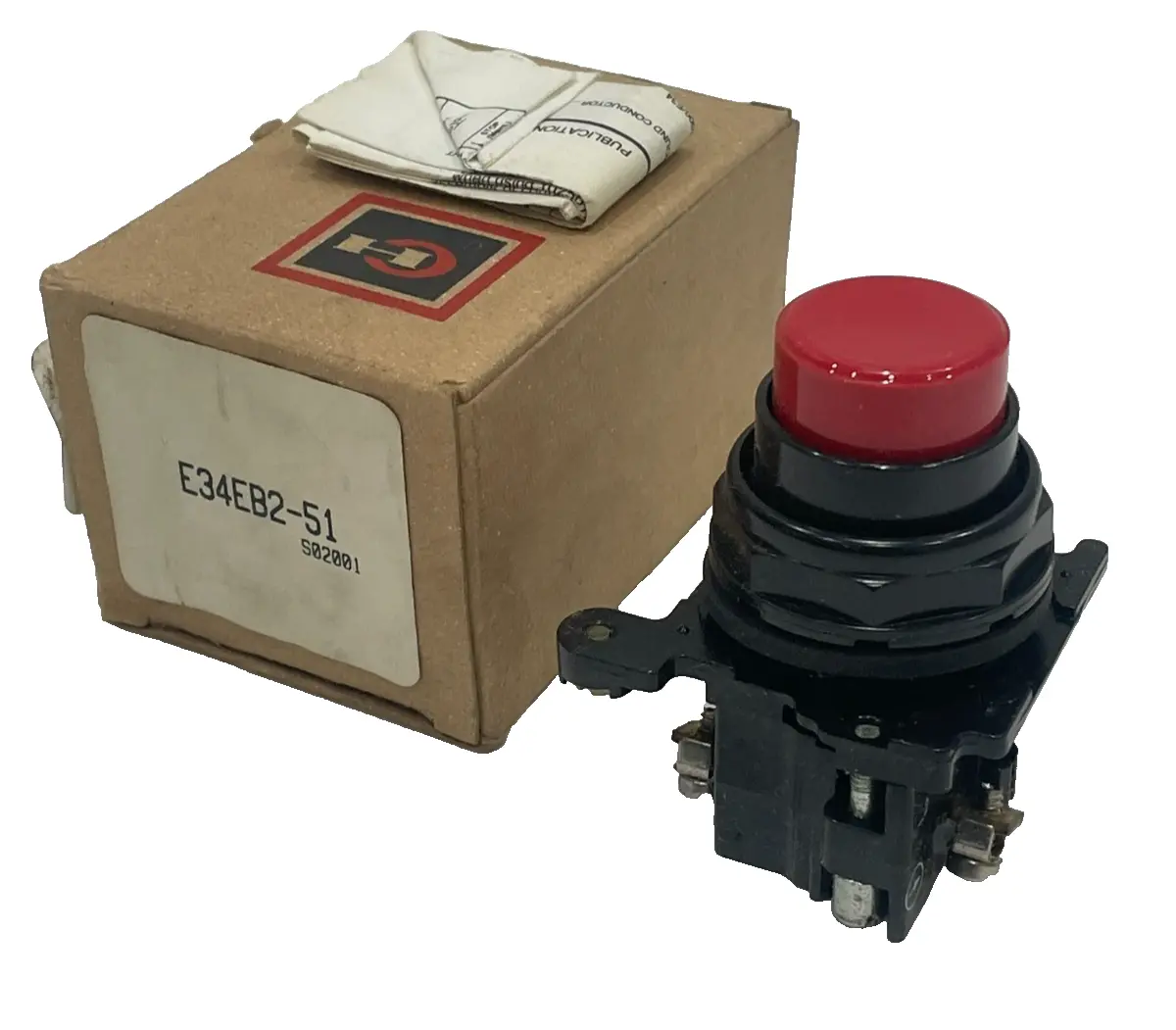 NEW CUTLER HAMMER E34EB2-51 PUSH BUTTON E34EB251