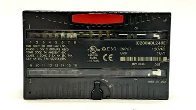 IC200MDL240E | GE Fanuc  16 Point Input Module - For parts or not working