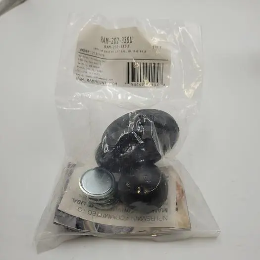 New | in-Stock RAM RAM-202-339U TRIPLE MAGNETIC BALL BASE Magnetic Bases Michigan US | ND Industrial Surplus #1226731