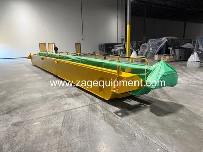Overhead Bridge Crane, Dual Beam, 11/17 Ton Hoists, 40 ft. span