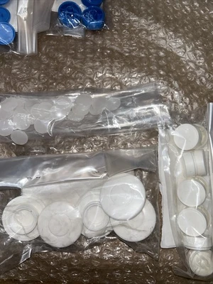 Large Lot of New various IDEC   Buttons & Caps See Photos + Warranty