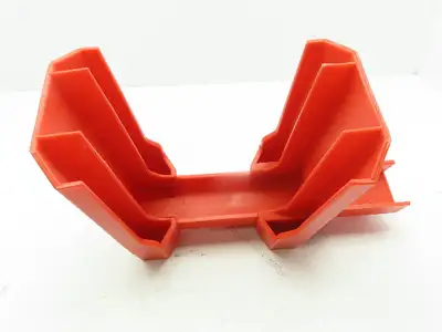 Ball Valve Lockout Polypropylene RED Sz Large for 2"-8" Pipe  LOT OF 2