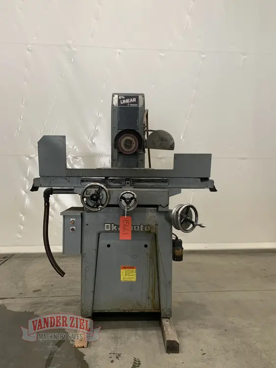 Used OKAMOTO PFG-618 Reciprocating Surface Grinders Michigan US | Vander Ziel Machinery Sales #480456