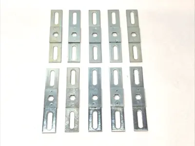 New | in-Stock Knapp Plate Cover Bracket 135mm Long x 25mm Wide LOT OF 10 Parts Michigan US | Maverick Industrial Sales #1395750