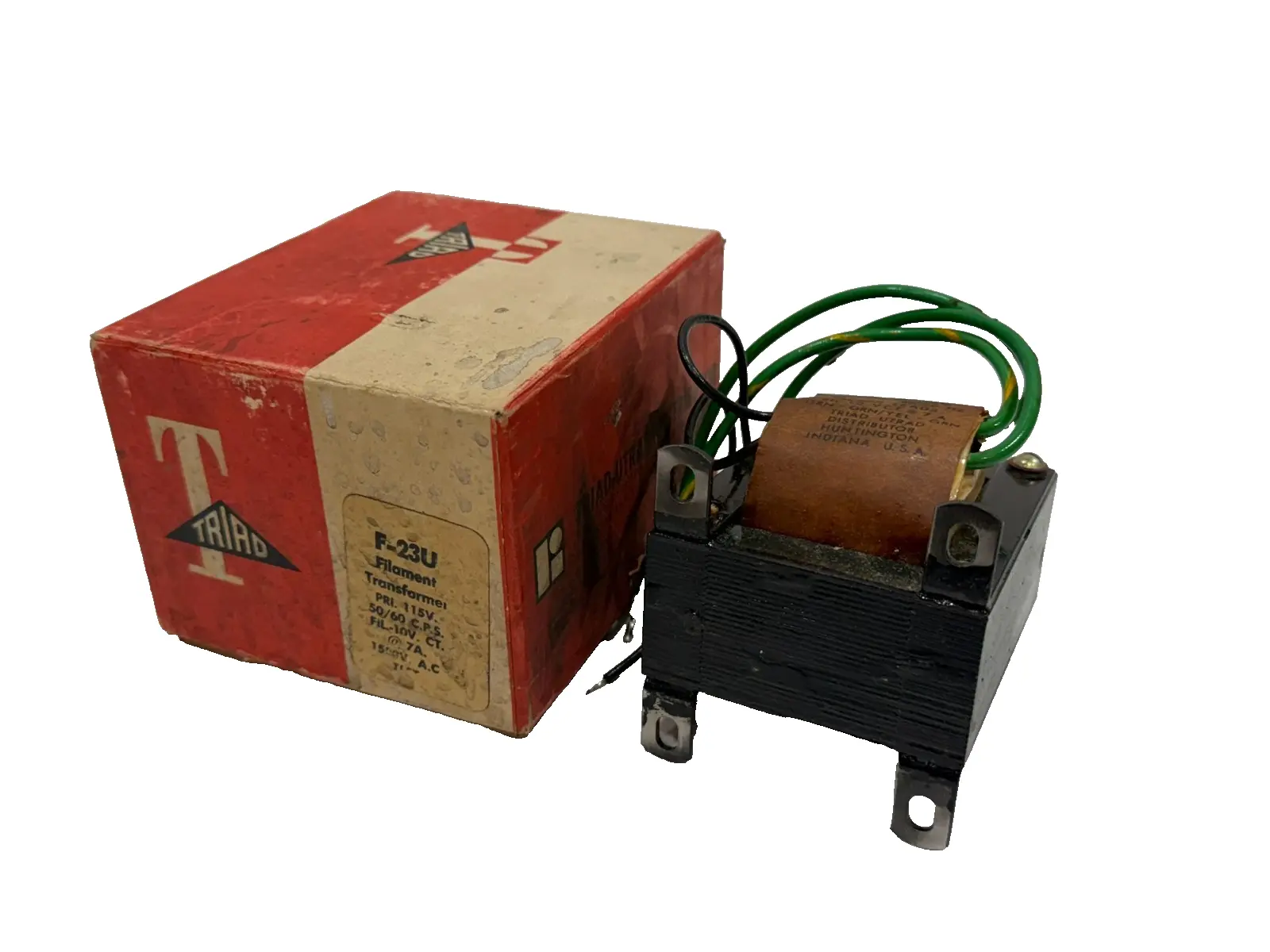 NEW TRIAD F-23U FILAMENT TRANSFORMER 115V F23U