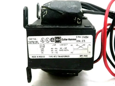 NEW EATON CUTLER-HAMMER C0075C2FL TRANSFORMER