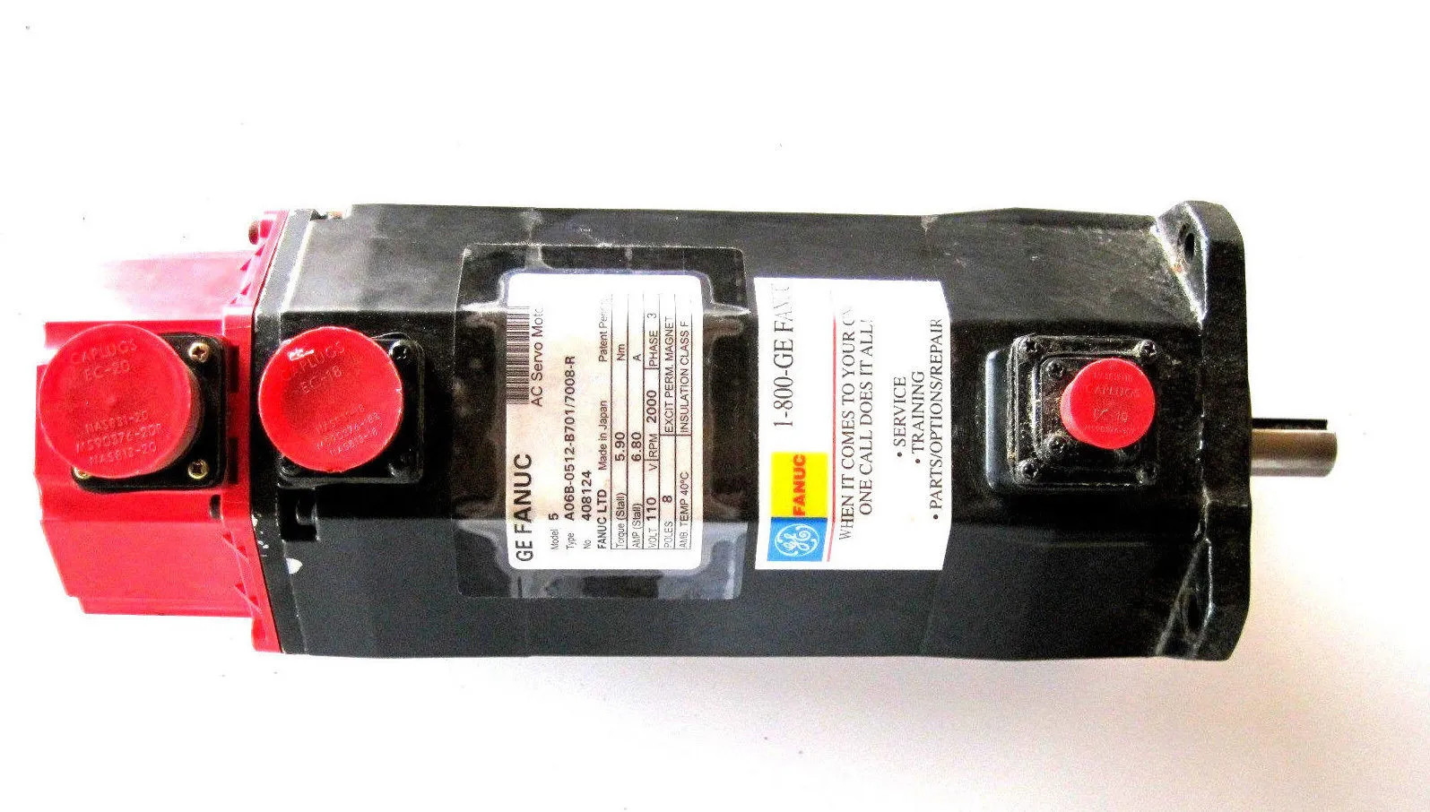 GE FANUC A06B-0512-B701/7008R SERVO MOTOR A06B0512B7017008R