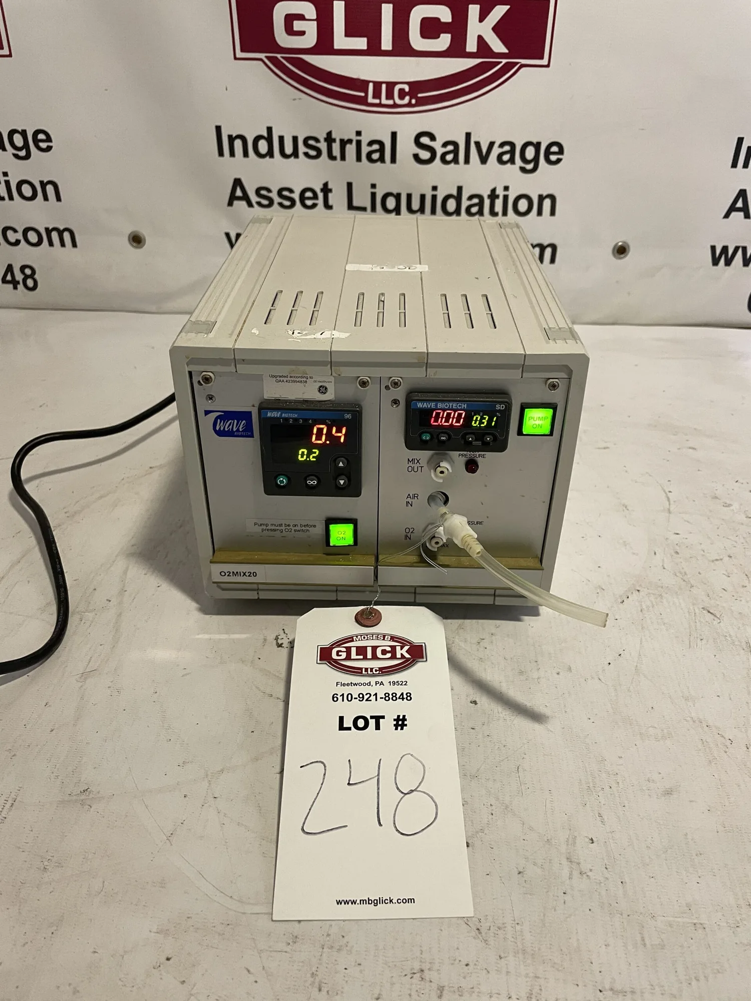 Wave Biotech O2MIX Air Mixer Controller
