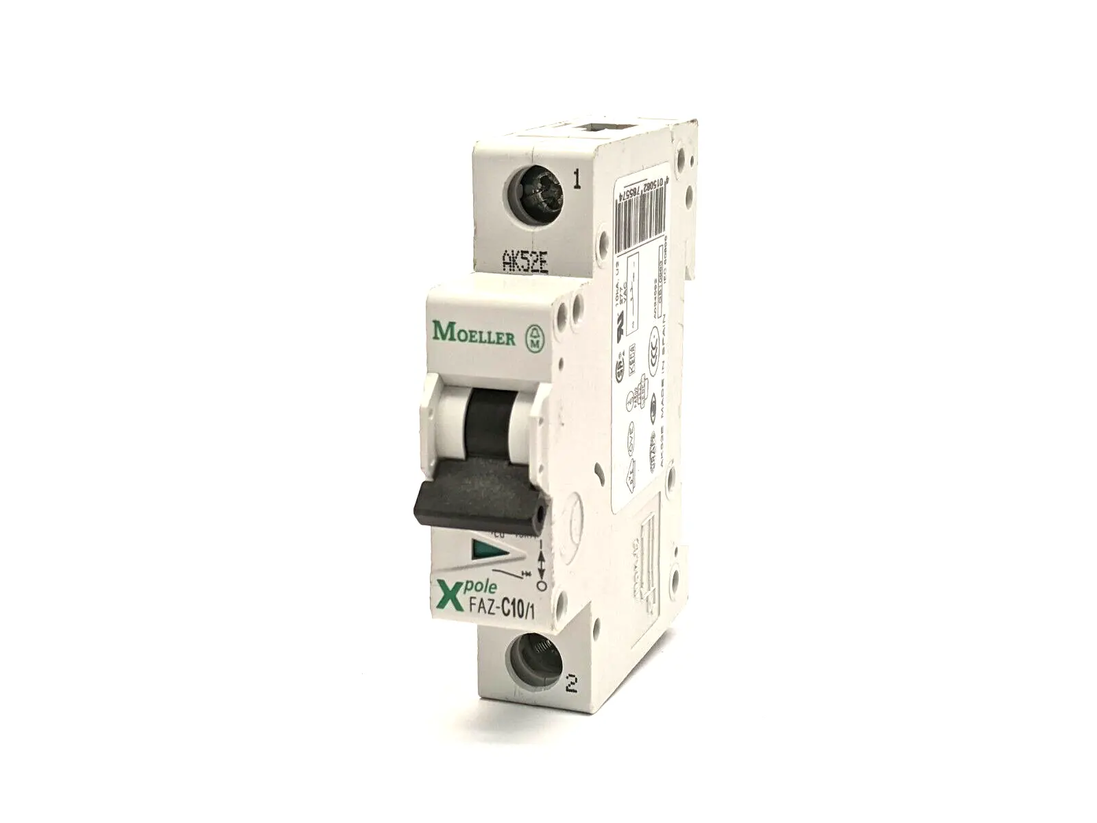 FAZ-C10/1 | Moeller  Miniature Circuit Breaker 1-Pole 10 Amp - Used