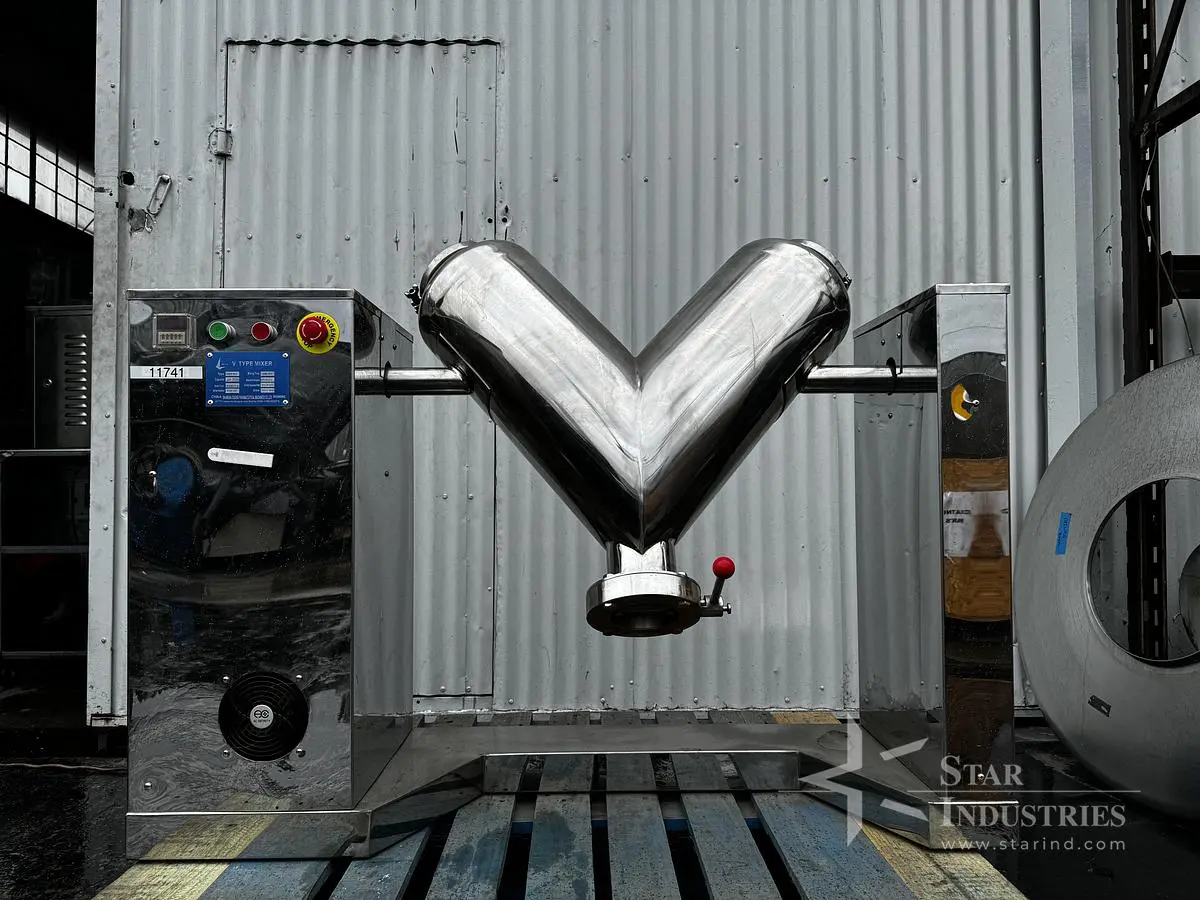 Used 2018 SHANGHAI ZIXIONG PHARMACEUTICAL VH - 50 Double Cone - V Mixers California US | Star Industries #1254876
