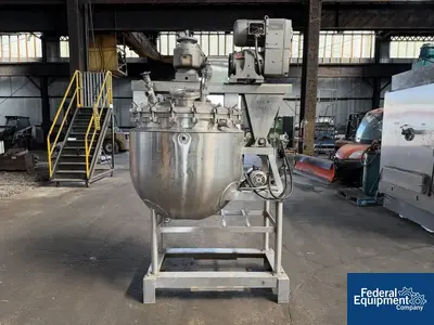 USED JC Pardo 100 Gal JC Pardo Triple Motion Kettle, S/S, 15/40#
