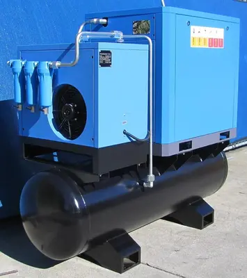 2026 Maximus All-In-One 10HP Rotary Screw Air Compressor w/ 80 Gallon Tank