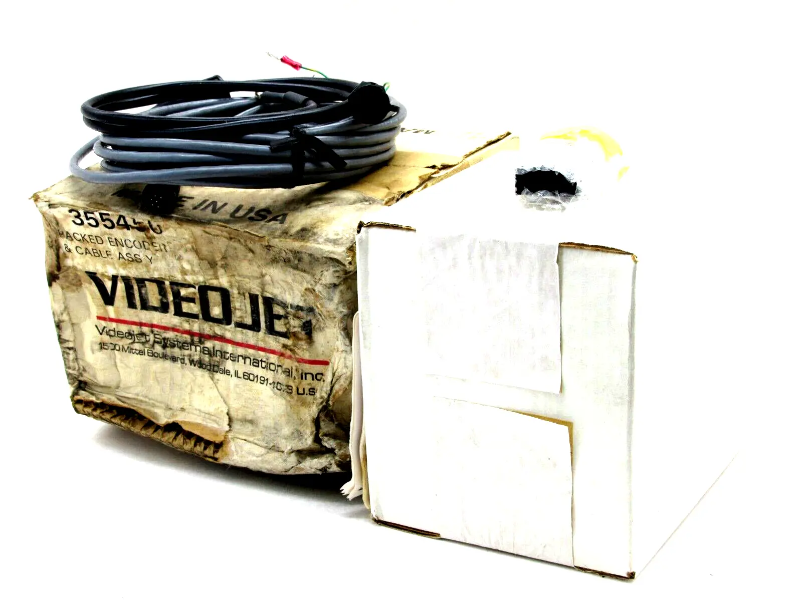 NEW VIDEOJET 355456 ENCODER W/CABLE ASSEMBLY