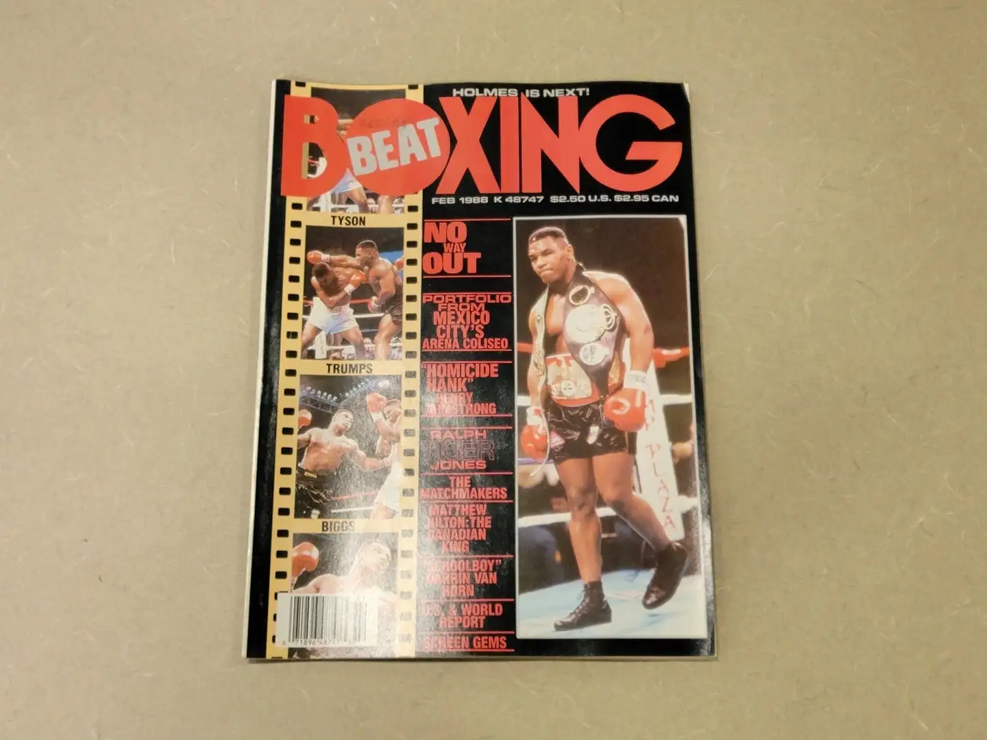 USED BOXING FEBRUARY 1988