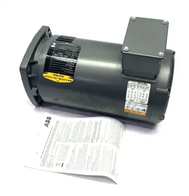 Used Baldor-Reliance, ABB SuperE Motor 2HP 3465rpm 3-Phase 60Hz 35E6221L739G2 A.C. Motors Michigan US | Maverick Industrial Sales #1391823