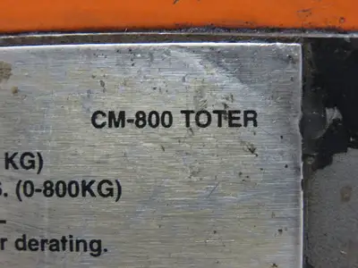OS Walker CM-800 Toter Permanent Lift Magnet 1760 Capacity Pivoting Lifting Lug