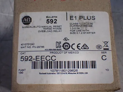 NEW ALLENBRADLEY 592EECC