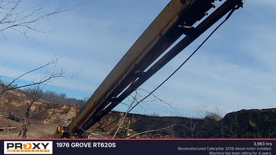 Used 1976 GROVE RT620S Rough Terrain Cranes Indiana US | Proxy Equipment #1377890