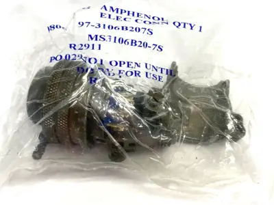 New | in-Stock AMPHENOL CIRCULAR CONNECTOR MIL-DTL-5015 GENERAL DUTY STYLE Connector Accessories | Maverick Industrial Sales #1102239