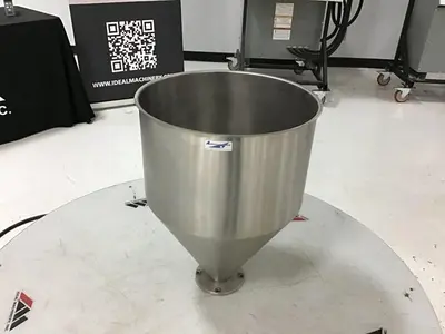 USED METAL FABRICATOR HOPPER