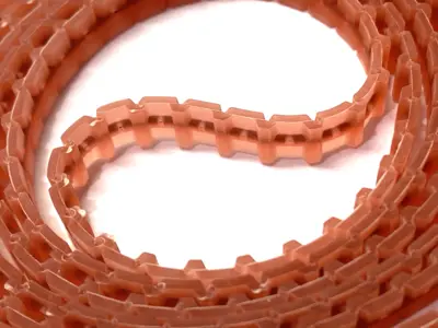 20TB-290 | Red Polyurethane Timing Belt 290 Pitches - New Other
