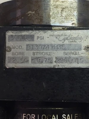 USED MILWAUKEE B13074 H35